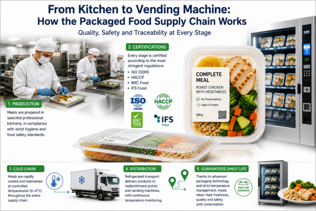 How the Food Supply Chain Works for Hot Food Vending - Bicom Vending